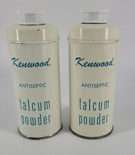 Vintage Kenwood Antiseptic Talcum Powder Tin Almost Full 4 oz. Hospital Doctor picture
