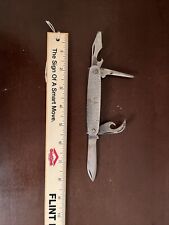 VINTAGE 1979 CAMILLUS US MILITARY MULTI BLADE POCKET KNIFE As Found  Ring Is Mis picture