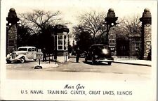 c1940 U.S. NAVAL TRAINING CENTER GREAT LAKES ILLINOIS RPPC PHOTO POSTCARD 36-147 picture