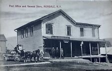 Post Office & General Store Meridale New York   191O    Artino  Bisbee Postcard picture