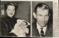 1940 Press Photo William Buckner and wife Adelaide and 2-month-old son. picture