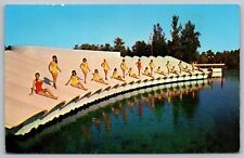 Weeki Wachee Underwater Grand Canyon Reflections Florida FL Vintage UNP Postcard picture