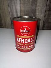 Vintage Kendall Dual Action Motor Oil Can - 100% Pennsylvania 1 Quart - Full picture