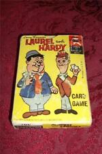 VINTAGE 1972 DECK PLAYING CARDS w ORIG BOX LAUREL & HARDY CARD GAME LARRY HARMON picture