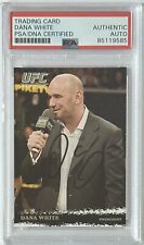 2009 Topps UFC Dana White Signed ROOKIE RC Card PSA DNA COA AUTOGRAPH SIGNED picture