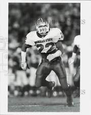 1994 Press Photo Michigan State linebacker #22 Reggie Garnet gets ready to run picture