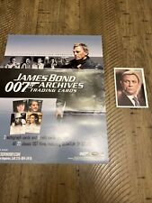 RITTENHOUSE - JAMES BOND 007 Archives - Promo SELL SHEET + Card P1 picture