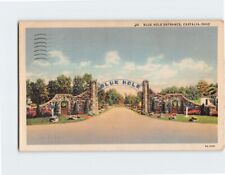 Postcard Blue Hole Entrance, Castalia, Ohio picture