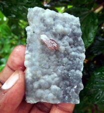 Red HEULANDITE Crystal On CHALCEDONY Matrix Minerals J-6.24 picture
