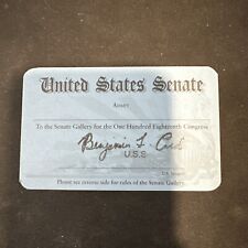 2024 UNITED STATES SENATE CHAMBER Visitor Pass 118 Congress picture