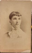 1860s CDV Big Eyed Young Woman Memphis Tennessee TN Gebhardt Photo picture