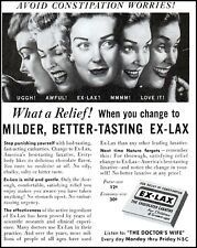 1952 Woman medicating Ex-Lax the doctor's wife vintage photo Print Ad adL35 picture
