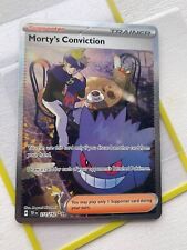 Mortys Conviction 211/162 Temporal Forces Illustration Full Art Pokemon Card picture