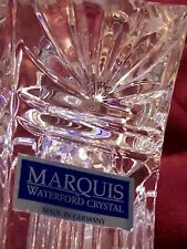 Taper Candle Stick Holder Crystal Column Tower 7.25” Tall Waterford Marquise picture