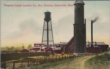 Paepcke Leight Lumber Co. Box Factory Greenville Mississippi Postcard picture