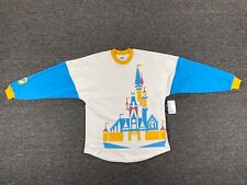 Spirit Jersey Adult Small Disney World Castle Small Blue Yellow Mens Womens picture