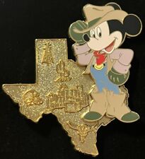 RARE 2009 Disney Pin State Series, Texas Mickey Mouse Cowboy PP68725 NIP picture