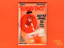 Funny Face Jolly Olly Orange art 2x3
