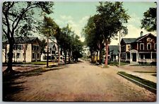 Vtg Meriden Connecticut CT Elin Street from Silver Street 1910s View Postcard picture