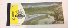 Rio Grande Rocky Mountains Railroad Ticket Book Train Vista Dome Main Line 1965 picture
