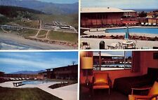 San Simeon Lodge Motel CA Chrome Advertising Postcard Dexter Four Views Pool picture
