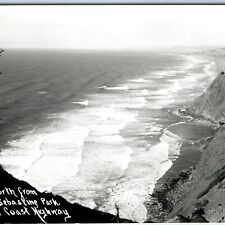 c1950s Oregon Coast RPPC Cape Sebastian Park Highway OCH Real Photo Ocean A164 picture