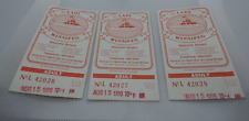 Vintage 1988 Ms. Lady Winnipeg Canada Public Cruise Adult Tickets Lot Of 3 picture