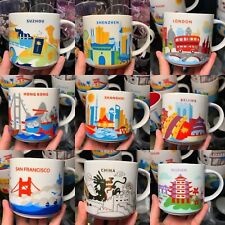STARBUCKS Mug YAH ceramic YOU ARE HERE city mug coffee mug Xmas Gift 414ml New picture