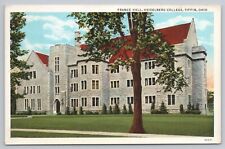 France Hall Heidelberg College Tiffin OH 1937 Postcard picture