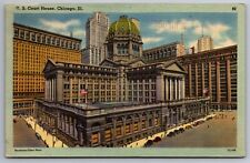 Postcard United States Court House Chicago Illinois  Pos. Linen #82  F 23 picture