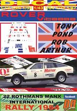 DECAL ROVER 3500 VITESSE TONY POND MANX R. 1984 3rd (12) picture