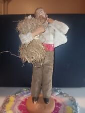 Vintage Santons Escoffier Clay Doll Made in France 10
