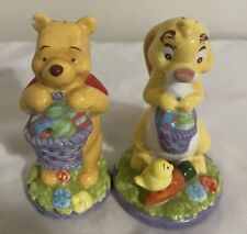 Disney Easter Winnie The Pooh And Rabbit Easter Tray Salt & Pepper  picture