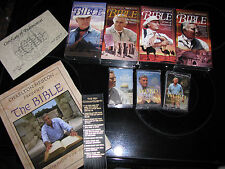 Charlton Heston Presents the Bible Set, 3-Cassette Tape, VHS 4-Pack, &  Book picture
