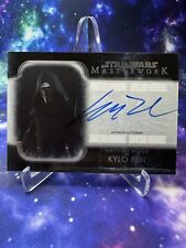 2020 Topps Star Wars Masterwork Matthew Wood [Kylo Ren] Auto #A-MW picture