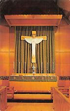 Birmingham MI Michigan St James Church Interior Altar Wood Cross Vtg Postcard U7 picture