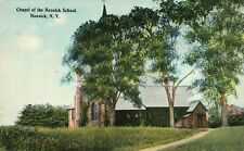 Vintage Postcard 1927 Chapel Building Hoosick School Campus Building New York NY picture