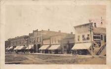 J81/ Hillsboro North Dakota RPPC Postcard c1910s Main Street Stores 488 picture