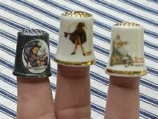 Lot Of 3 Hummel,Norman Rockwell Pewter Fine China G46 picture
