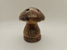 Vintage Stoneware Mushroom Incense Burner Japan Complete Set picture