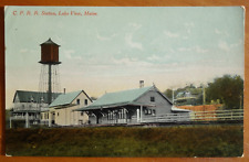 C. P. R. R. Station, Lake View ME postcard picture