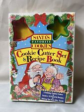 Santa’s Favorite Cookies Cookie Cutter Set & Recipe Book Sealed picture