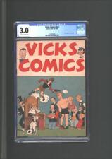 Vicks Comics #nn CGC 3.0 Vicks Medicine Promotional Rare 1938 picture
