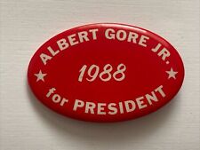 Vintage 1988 Senator Albert Gore Jr. for President Campaign 2.75