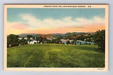 Lake Bomoseen VT-Vermont, Prospect Hotel, Advertisement, Vintage Postcard picture