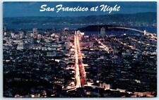 Postcard - San Francisco at Night, California picture