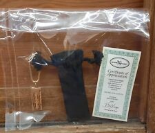 Vintage Homestake Commemorative Gold Bar Key Chain w/ Bag & Certificate 1989  picture