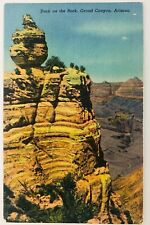 Vintage Grand Canyon Arizona AZ Duck on the Rock Linen Postcard picture