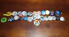 Lot Of 25 Vintage + Misc Button Pins Pin backs Anime Stitch Cat Pride Etc picture