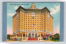 Old Postcard Baker Hotel Mineral Wells TEXAS TX 1952 Cancel picture